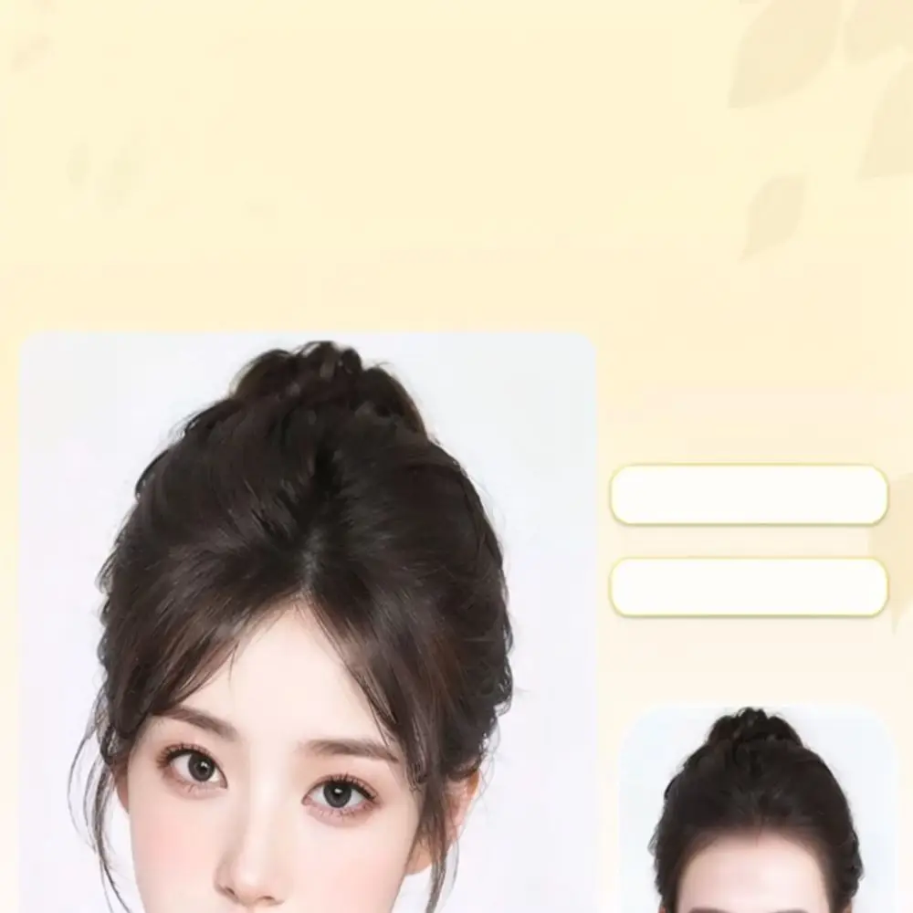 Natural Synthetic Hair Fringe For For Liyuan Realistic Hairline Corrector Lightweight Volumizing Hair Piece For Women