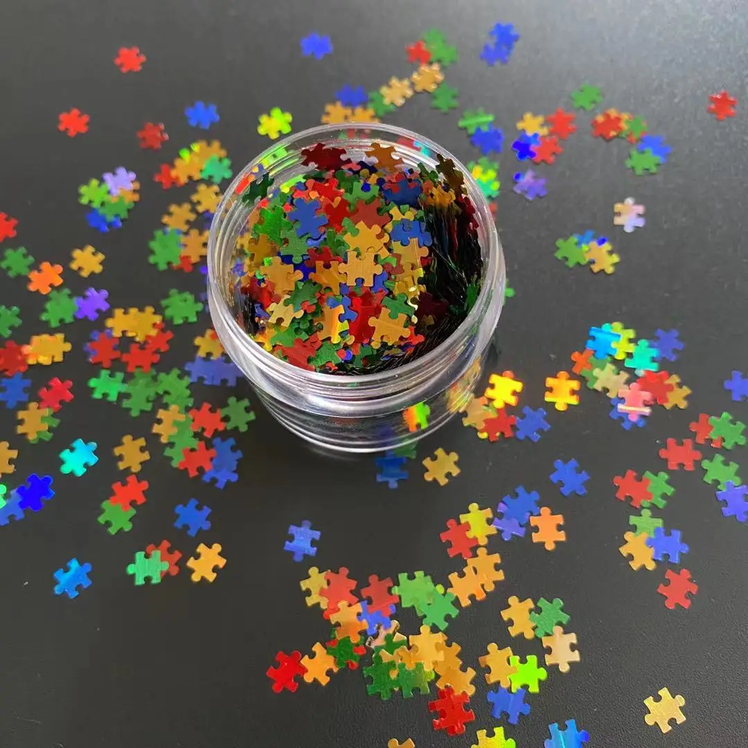 Polyester glitter holographic christmas glitter flakes for christmas decoration