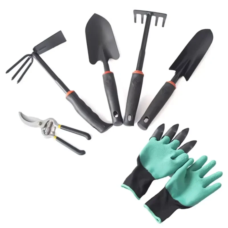 Best-selling indoor and outdoor aluminum alloy 6-piece hand tool set for home gardening