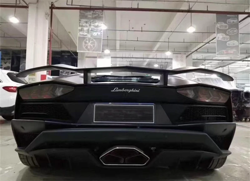 For Lamborghini Aventador lp700 720 Real Dry Carbon Fiber Tail Wing Spoiler Kit