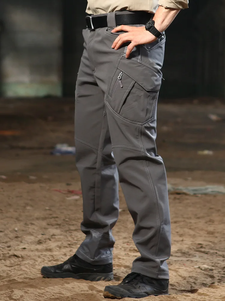 2025 New Spring-Autumn Outdoor Stretch Water-Resistant Hiking Trousers - Wear-Resistant Desert Camouflage Tactical Military Util