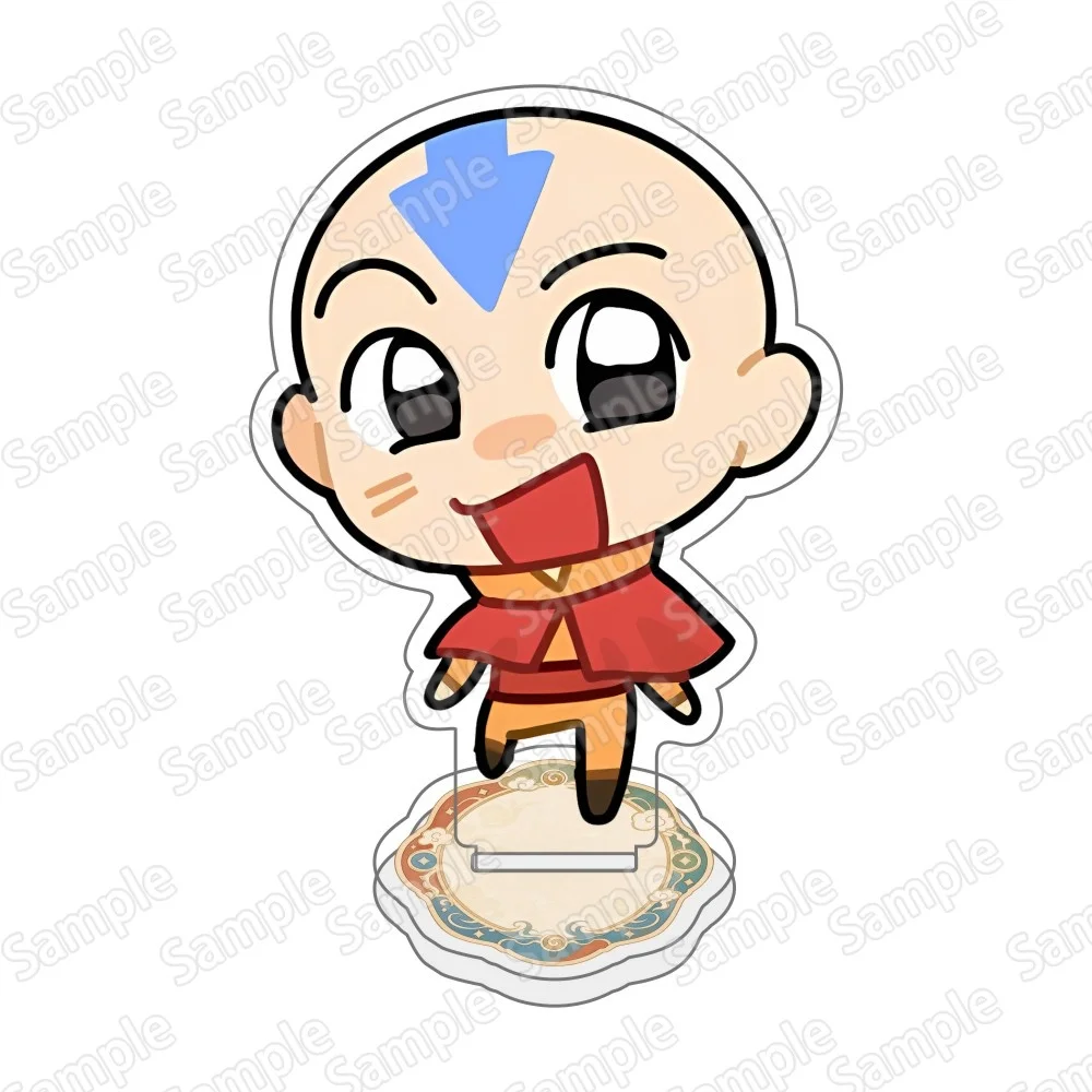 Anime Avatar: Der Herr der Elemente Neuer 10CM Chibi Acryl-Stand-Schlüsselanhänger Aang Katara Zuko Anime HD-Druck Desktop-Deko Sammlerstück – Detail 7