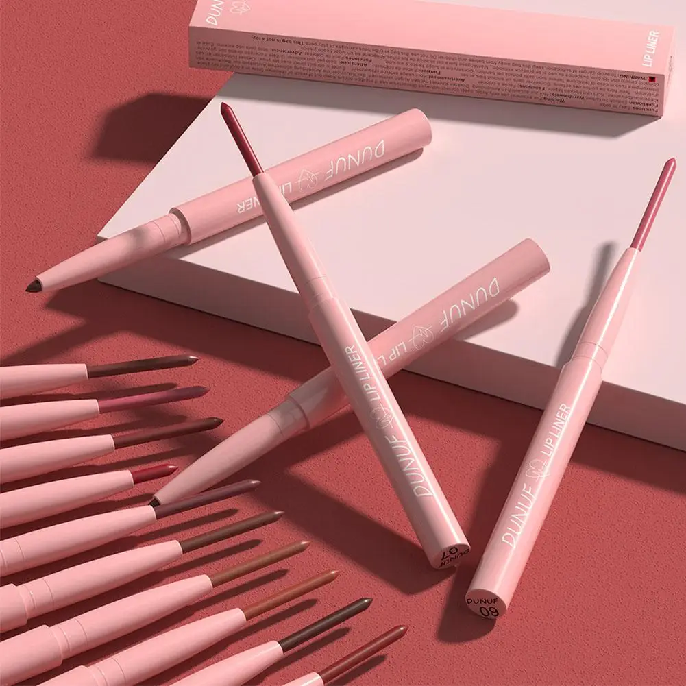 Crayon à lèvres velours mat, 12 couleurs, Application facile, longue durée, confortable, brumeux, pour un maquillage lisse des lèvres
