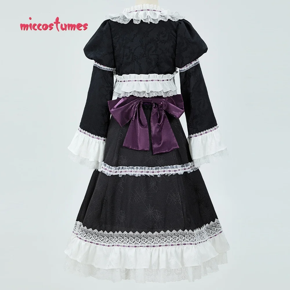 Miccostumes Women\'s Misa Cosplay Costume Lolita Dress with Coat and Corset Halloween Cosplay Costumes