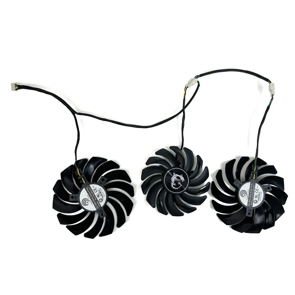 DIY PLD10010S12HH PLD09210S12HH 4Pin Graphics card fan For MSI GEFORCE GTX 1080 Ti Gaming X Trio Graphics Card Cooling Fans