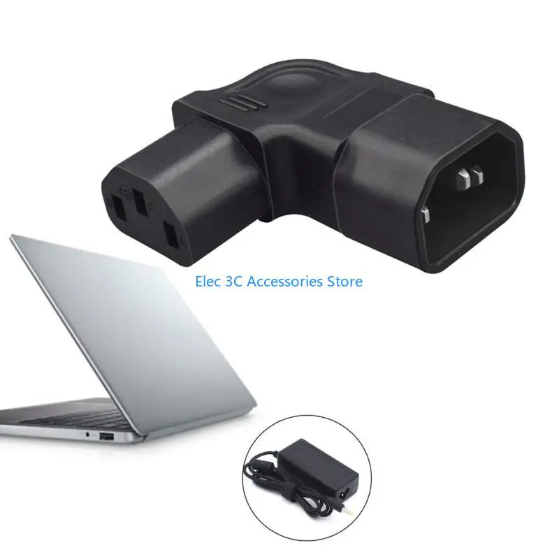 Y51A IEC320 C14 to C13 Power Conversion Plug, C13 to C14 Plum Blossom Male to C13 Female Adapter Connector
