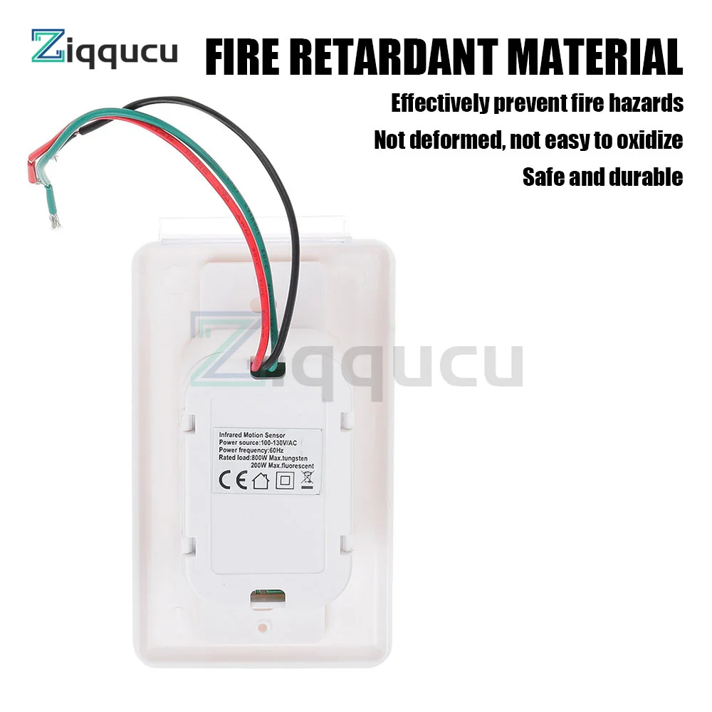 Human Body Infrared Sensor Switch Infrared Smart Human Body Sensor Wall Switch PIR Motion Sensor AC 110V /AC 100-240V