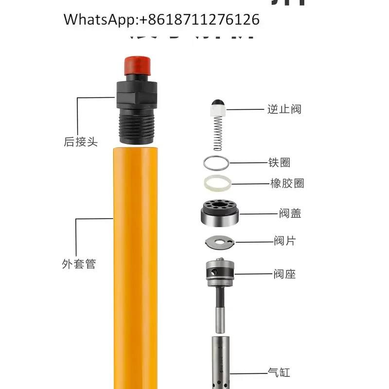 1pcs Kick-off Impactor 50mm 60mm 76mm 90mm 110mm 130mm 150mm 170mm Low Air Pressure Drilling Tunnel DTH Bit
