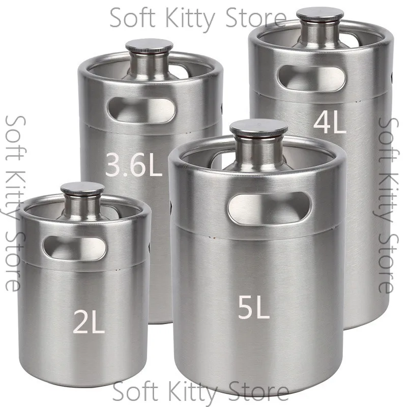 304 stainless steel 2L/3.6L/5L/10L mini beer keg Baijiu keg
