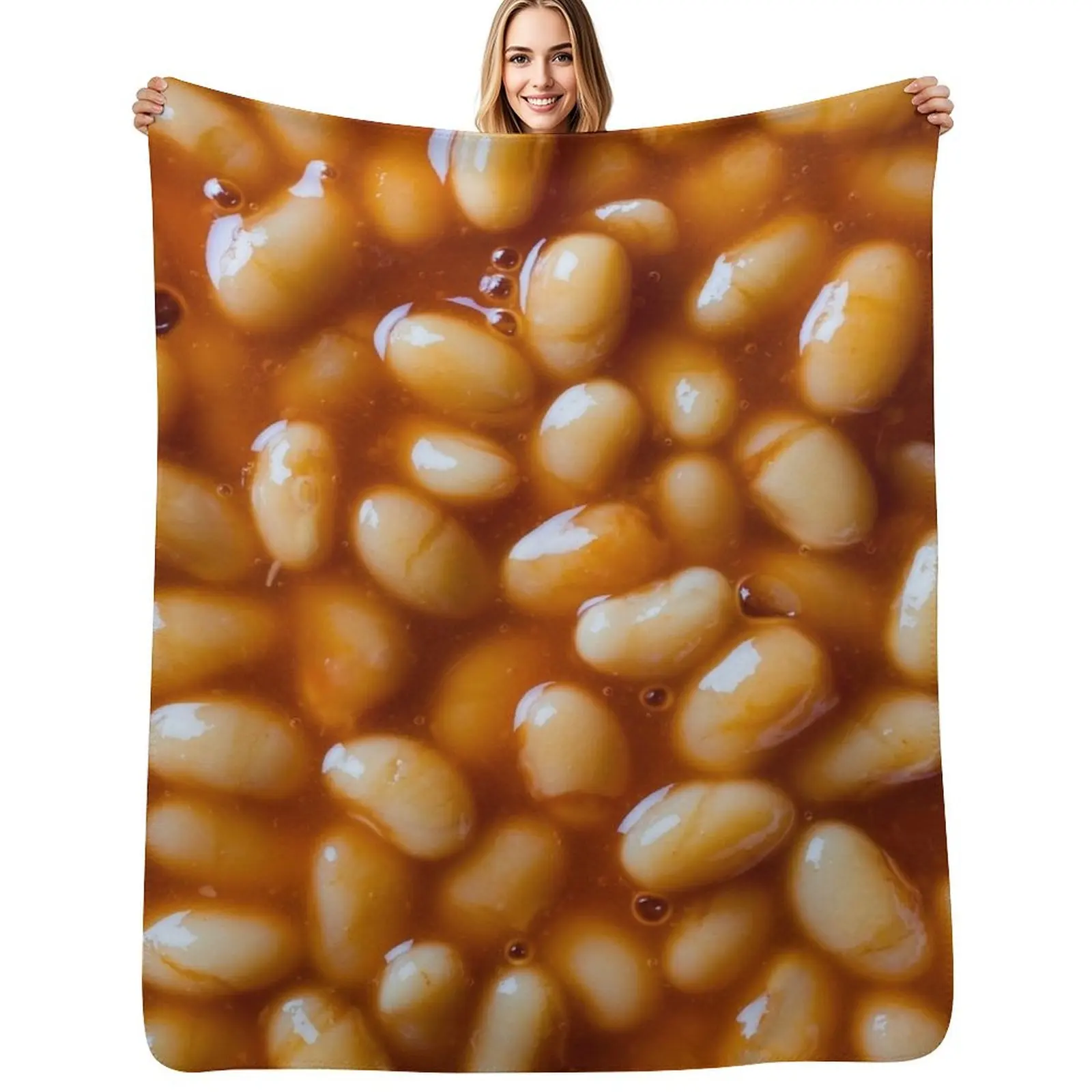 

Baked Beans Throw Blanket halloween manga Single For Decorative Sofa Blankets