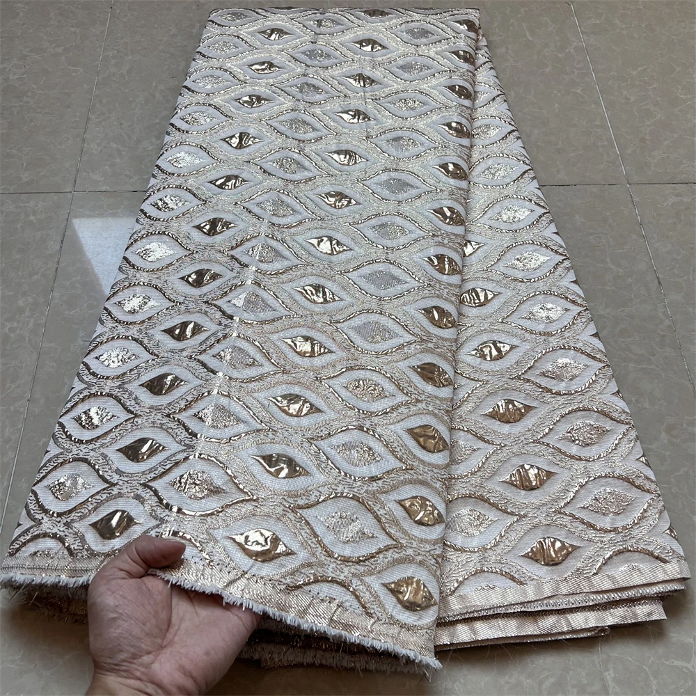 

Африканский нигерийский высококачественный тюль, кружевная ткань, органза, вышивка, гипюр для вечернего платья, жаккардовое свадебное платье, 5 ярдов JK061