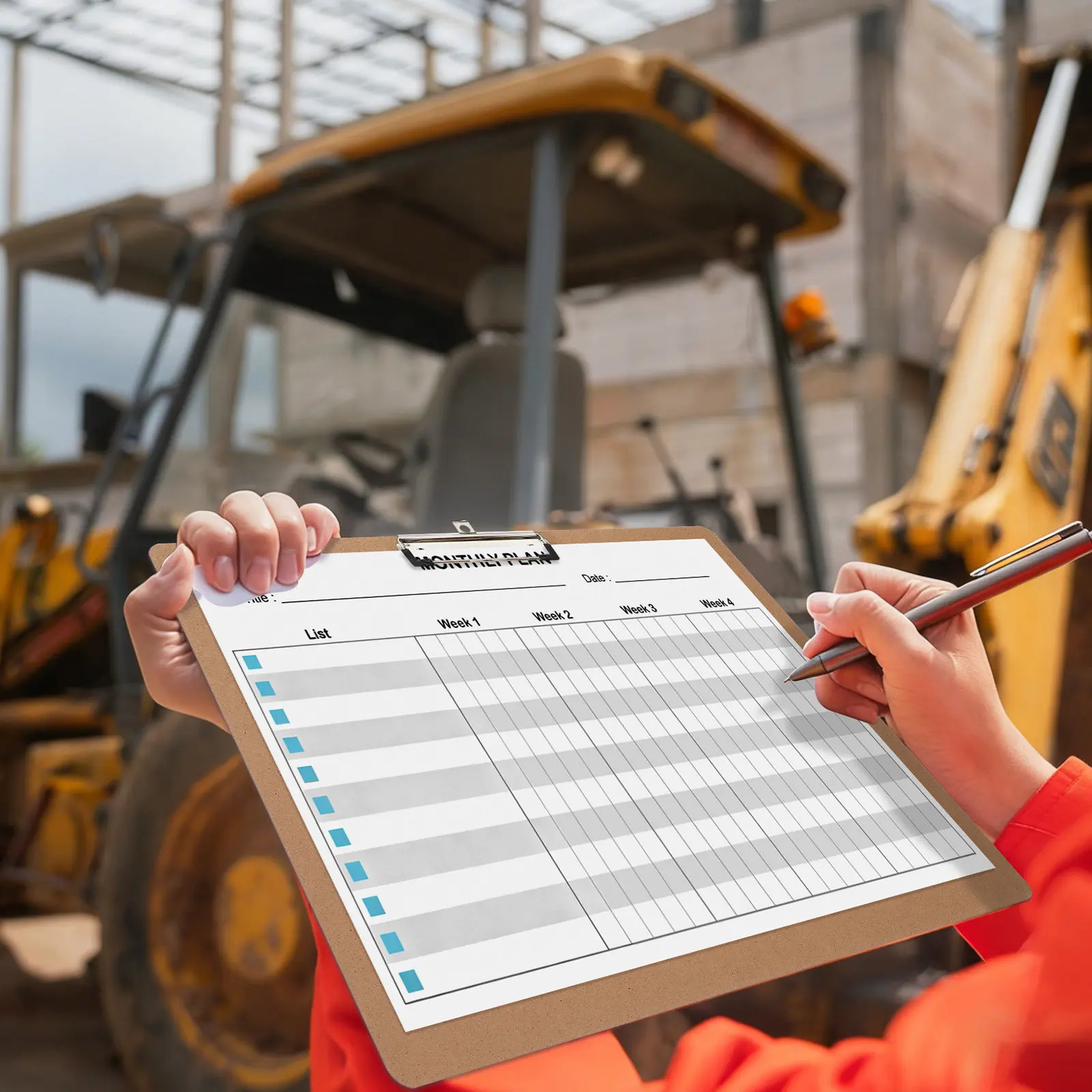 

Heavy Duty A3 Writing Clipboard with Metal Clip Multifunctional Document Organizer for Office Kitchen Hotel Drawing Layouts and