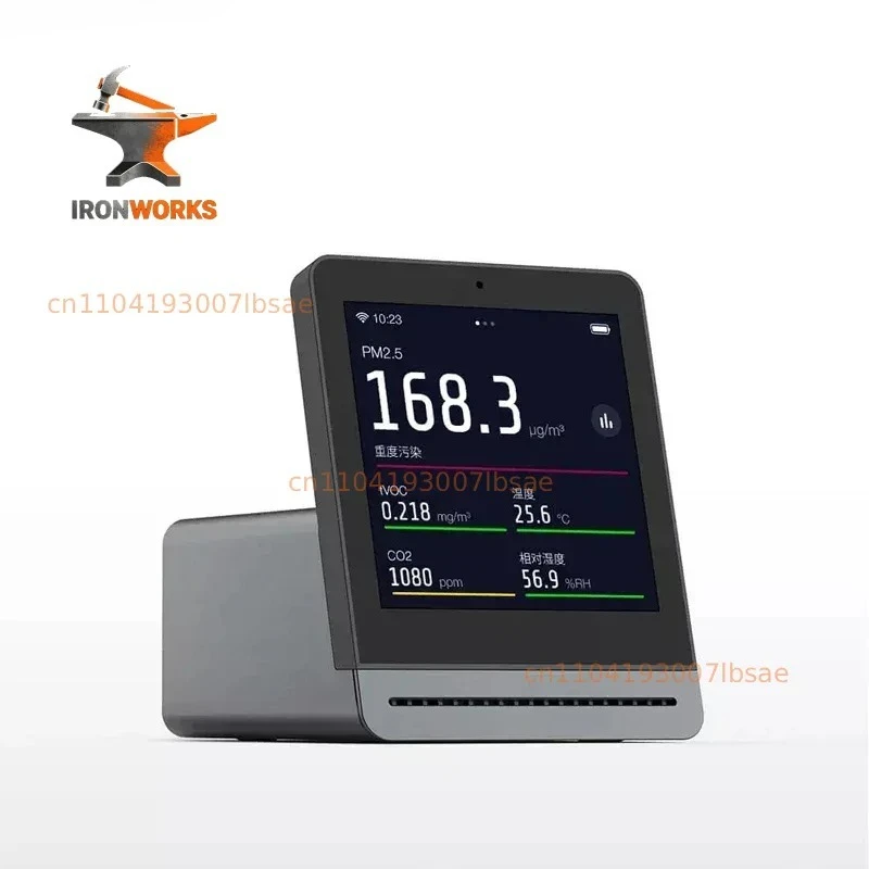 Monitor de calidad del aire, Detector de temperatura, humedad, dióxido de carbono, TVOC, PM2.5