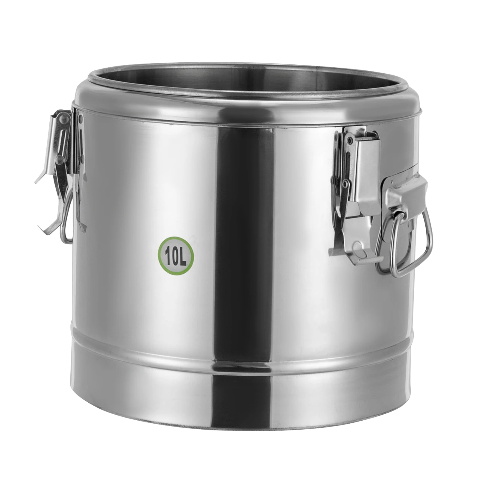 10L/2,64Gal Edelstahl Isolierter Lebensmittelbehälter 304 Thermischer Suppentopf mit Deckel 12H Wärme/Kälte-Erhaltung für Camping Picknick – Detail 3