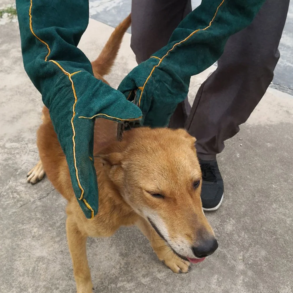 

1Pair Pet Playing Protective Gloves Bite Resistant Lightweight Durable Pet Training Gloves Reptile Anti-Bite Gear