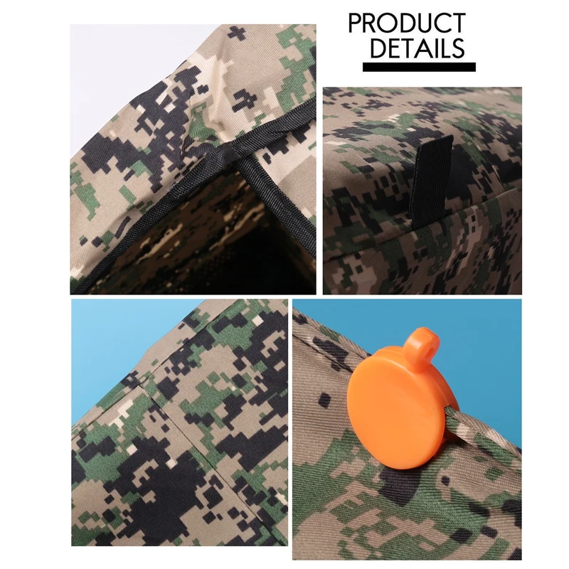 Foldable Target Box Aim Practice Tool Sling Shot Ammo Recycle Archery Target Case With Silicone Target Buffer Cloth