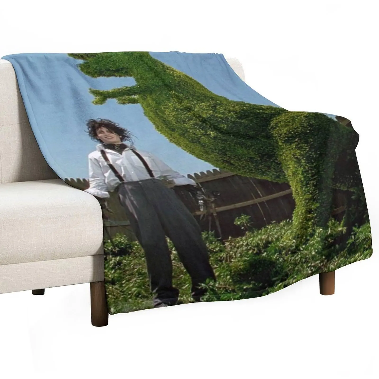 

Edward Scissorhands ''T-rex'' Throw Blanket For Sofa Thin Thermal Soft Plush Plaid Luxury Blankets