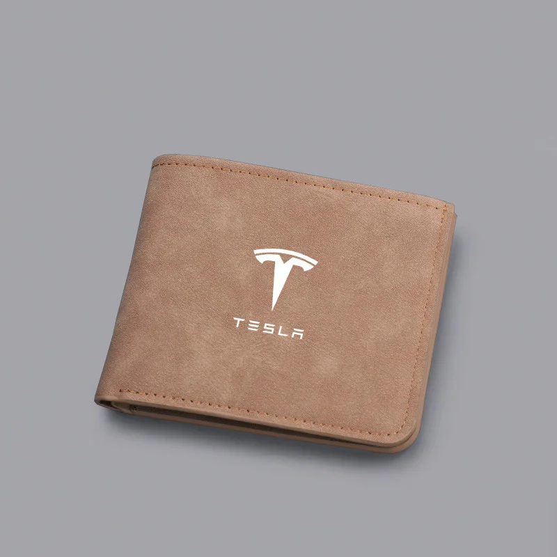1PC Portfele z logo samochodu ID Karta bankowa Przechowywanie zdjęć Torba na pieniądze Portmonetki dla Tesla Model 3 Model S X Model Y Roadster SpaceX Akcesoria — zdjęcie 4