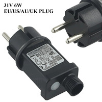 31V 6W Power Supply Adapter IP44 LED Transformer String Lights Power Adapter for XMAS Tree Lighting Fairy Light For Low Voltage