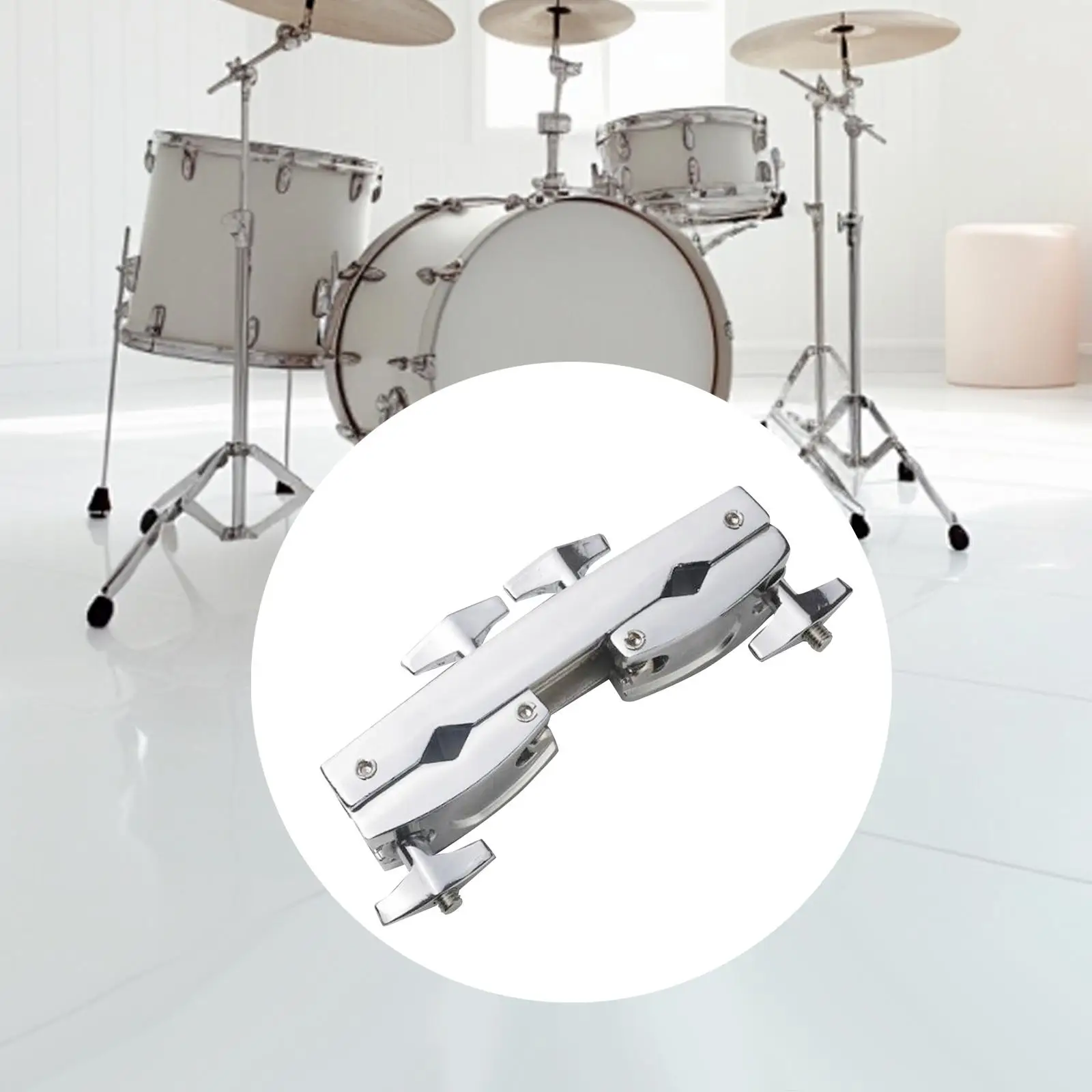 

Cymbal Holder Metal Drum Clamp for Cowbell Musical Parts Drum Cymbal Stand