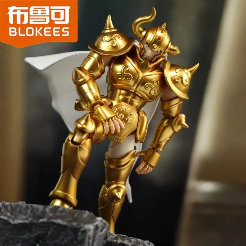 

Новая оригинальная модель Blokees Saint Seiya Champion Class Taurus Aldebaran, комплект экшн-фигурки, сборка игрушек, коллекция игрушек, подарки