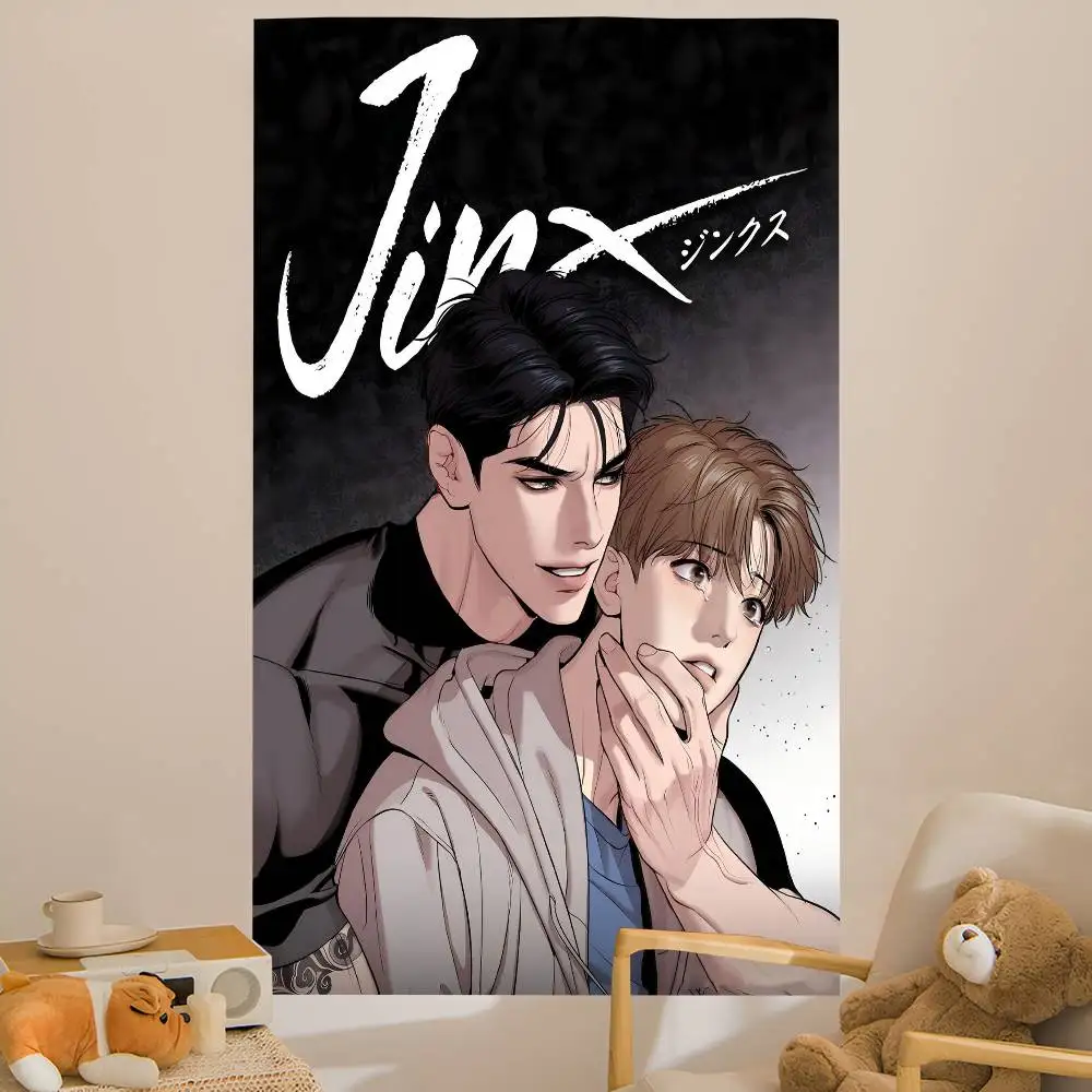Cartoon J-Jinx Cartoon Tapestry Art Science Fiction Room Home Decor Wall Hanging Sheets
