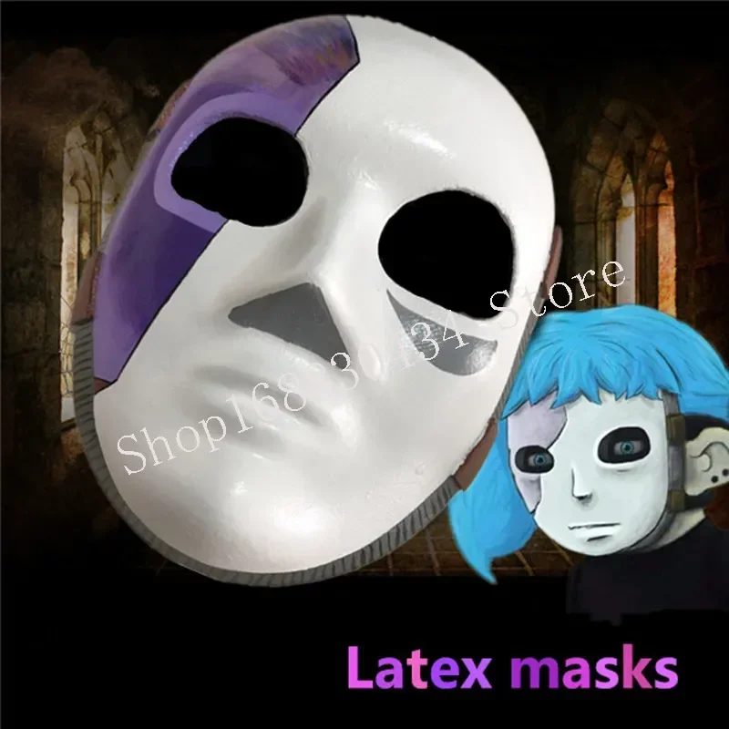 2019 New Product Game Sally Face Cosplay Mask Sally Masks Game Sallyface Cosplay Costume Accessories Props Sally Wig +Wig Cap