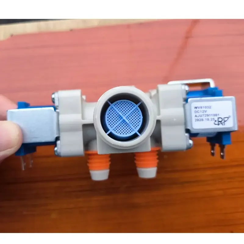 Para LG Máquina de lavar totalmente automática AJU 72911001   Peça eletromagnética da válvula da entrada de água DC12V