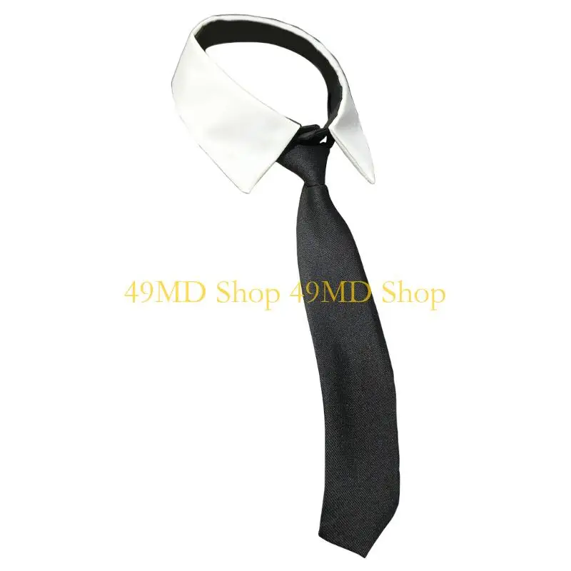 49md-stylish-removable-faux-collar-with-elegant-black-long-tie-front-decorative-blouse-choker-collar-accessory-for-women-girl