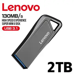 Lenovo 2TB Usb 3.1 Flash Drives High Speed Metal Pendrive 1TB 512GB 256GB Portable Usb Drive Waterproof Memoria Usb Flash Disk