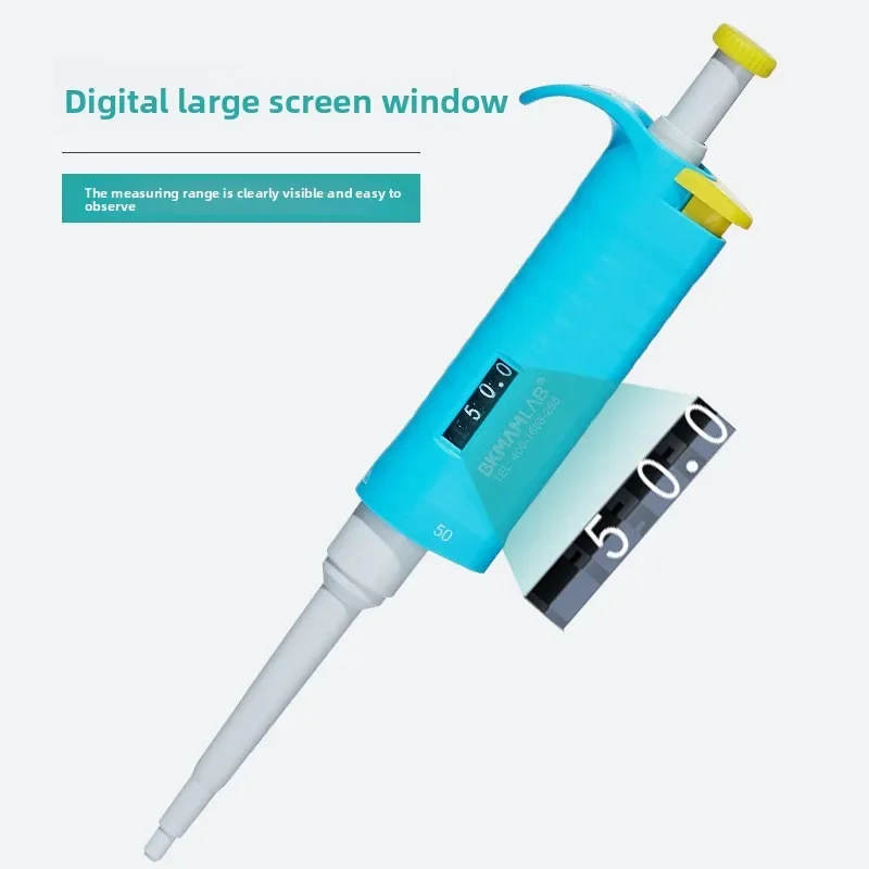 Whole disinfection and sterilization pipette gun Single channel micro-adjustable manual sampling laboratory pipette