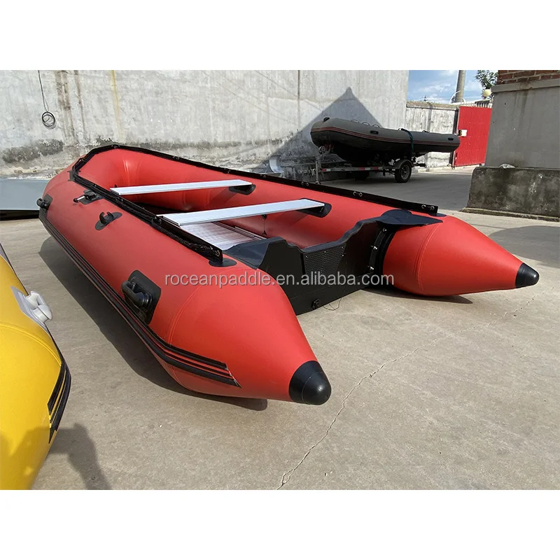 

6 8 Passengers 3.8m 4.3m 4.5m Folding Aluminum Hull Inflatable Sport Boat For Sale