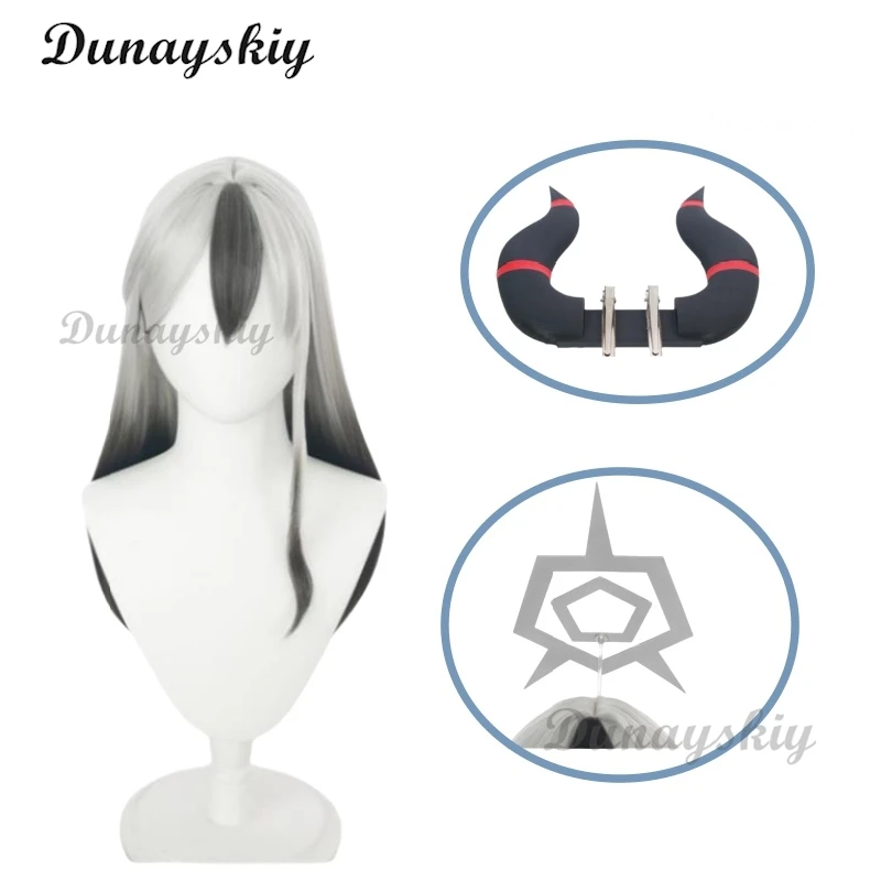 Аниме Синий Архив onikata Киноко Косплей Костюм Одежда Головные Уборы сексуальное Черное Платье С Свитер сексуальное Платье парик головные уборы cos