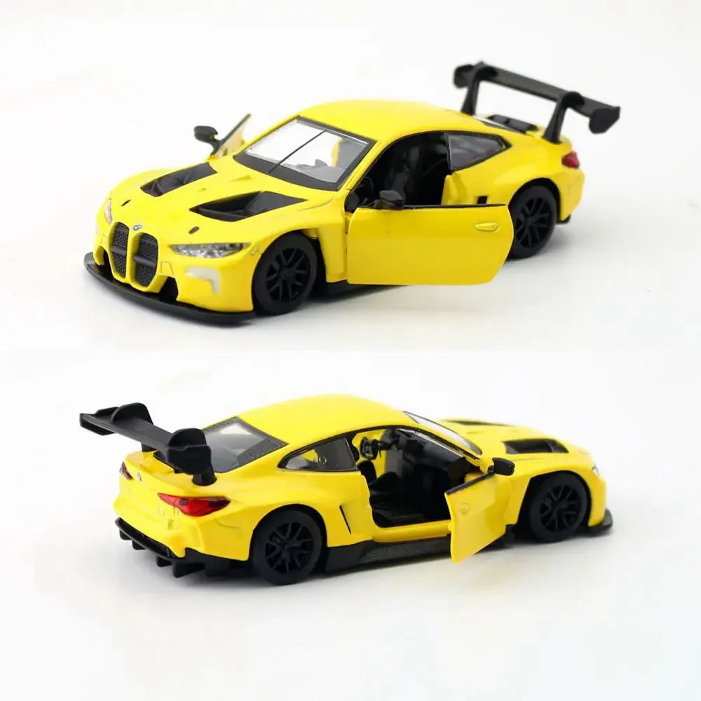 1:44 Scale BMW M4 GT3 High Simulation Diecast Metal Alloy Model car Pull Back Can Open Door Collection Kids Toy Gifts