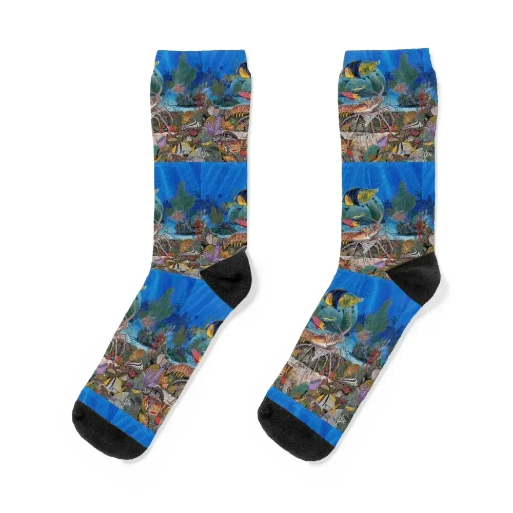 

Lobster Reef Socks gifts christmass gift Children's Socks Women's Men's