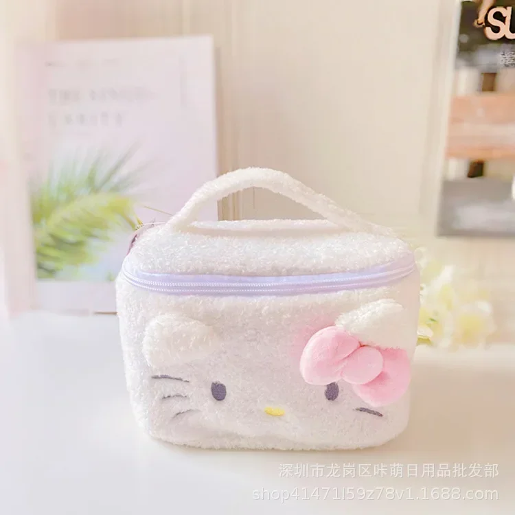 

hello kitty girl Cartoon large-capacity cosmetic bag cinnamonroll women cosmetic bag cute cosmetic storage bag 20x13x14cm