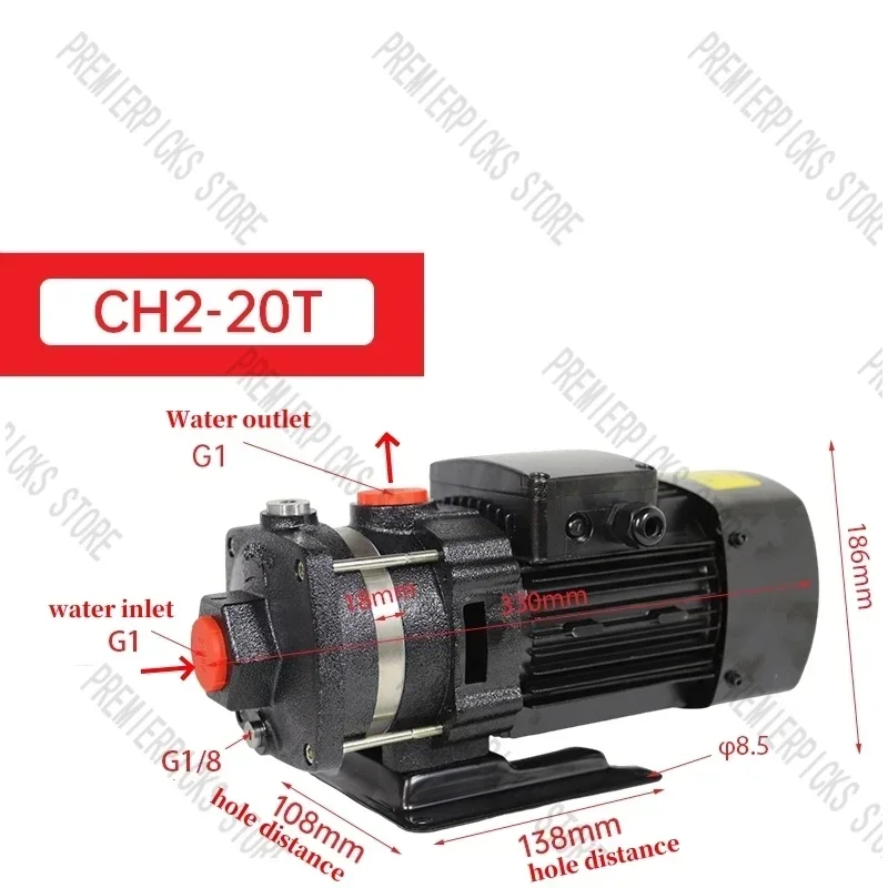 CH4-20T Machine Tool Cooling Water Multi-stage Pump High Pressure Horizontal  Lift  Machining 220V