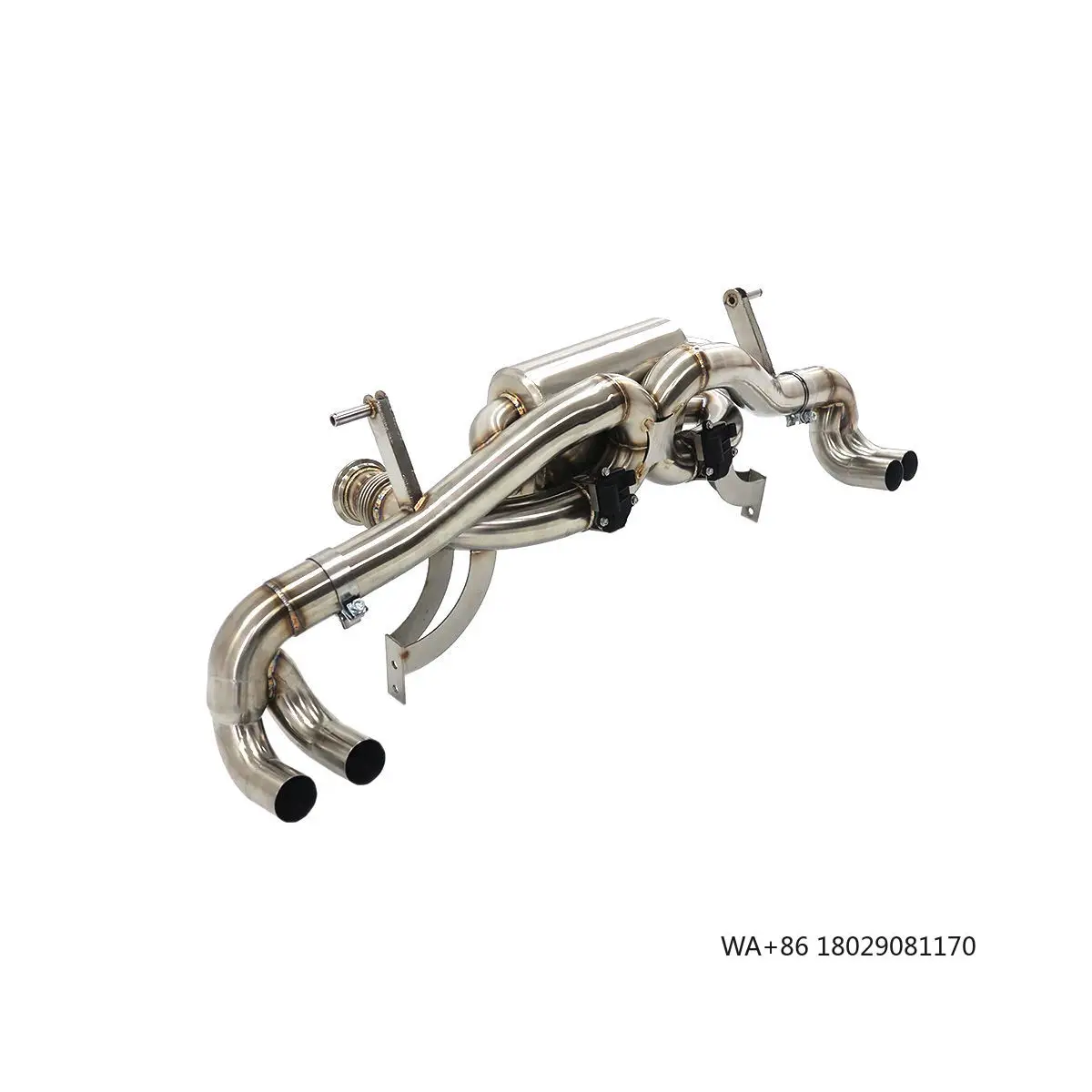 

For 2014-2016 Huracan 610 5.2L Car Valvetronic Exhaust System Complete Catback Valved Muffler Ss 304 Stainless Steel