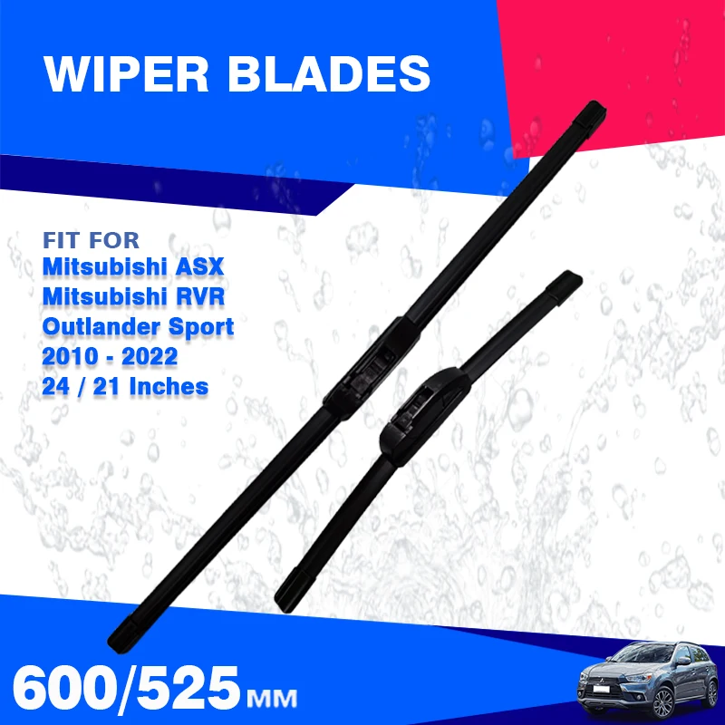 For Mitsubishi ASX Mitsubishi RVR Outlander Sport 2010 - 2022 Front Wiper Blades Windscreen Windshield Window Washer Accessories