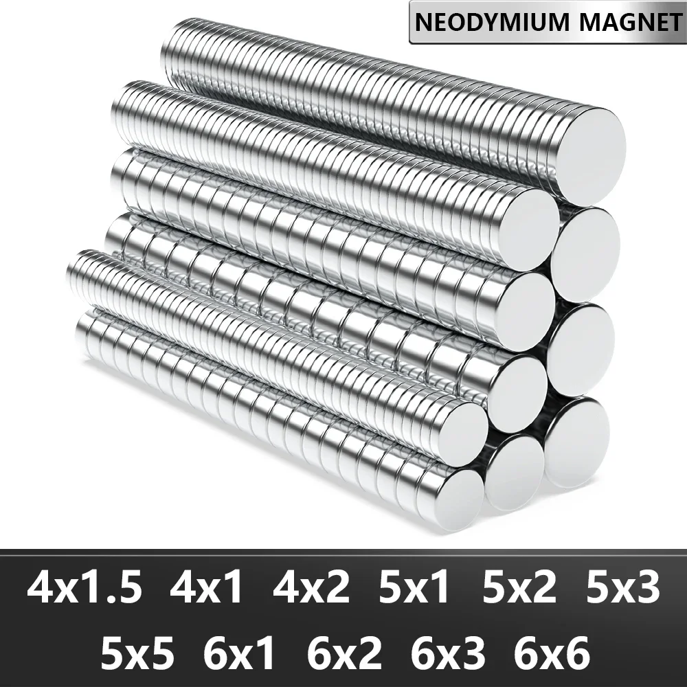 

4x2 5x2 6x2 6x3 N35 Super Strong Neodymium Magnet Round NdfeB Powerful Permanent Magnetic imanes Magnents Refrigerator Magnet
