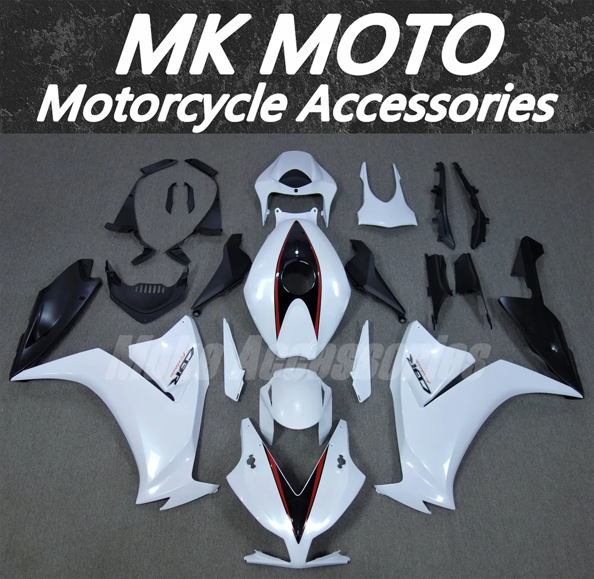 

Moke moto Motorcycle Fairings Kit Fit For Cbr1000rr 2012 2013 2014 2015 2016 Bodywork Set ABS Injection New Pearl White Black