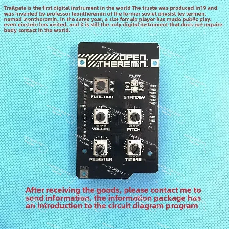 Patch Welding Practice DIY Production SMT Welding Skills Teaching Equipment，Theremin Electronic Kit