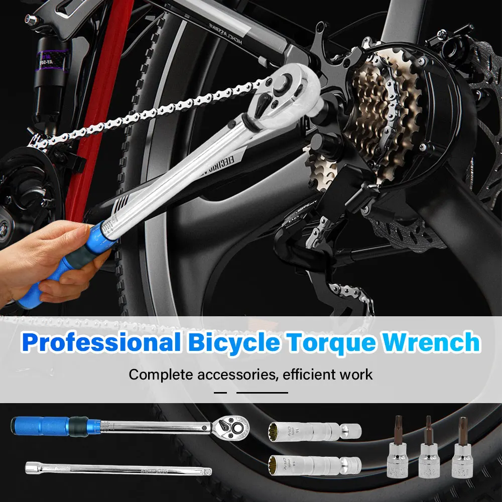 

Precision-Adjustable Torque Wrench Kit 3/8" 10-60N.m with Dual-Direction Ratchet & Magnetic Spark Plug Removal Tool