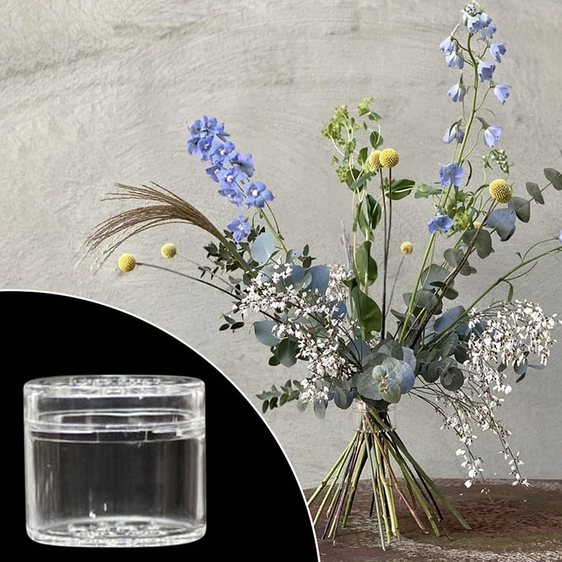 DIY Floral Art Spiral Ikebana Stem Holder Sturdy Clear Flower Arrangement Holder Accessory Table Centerpiece for Party Wedding