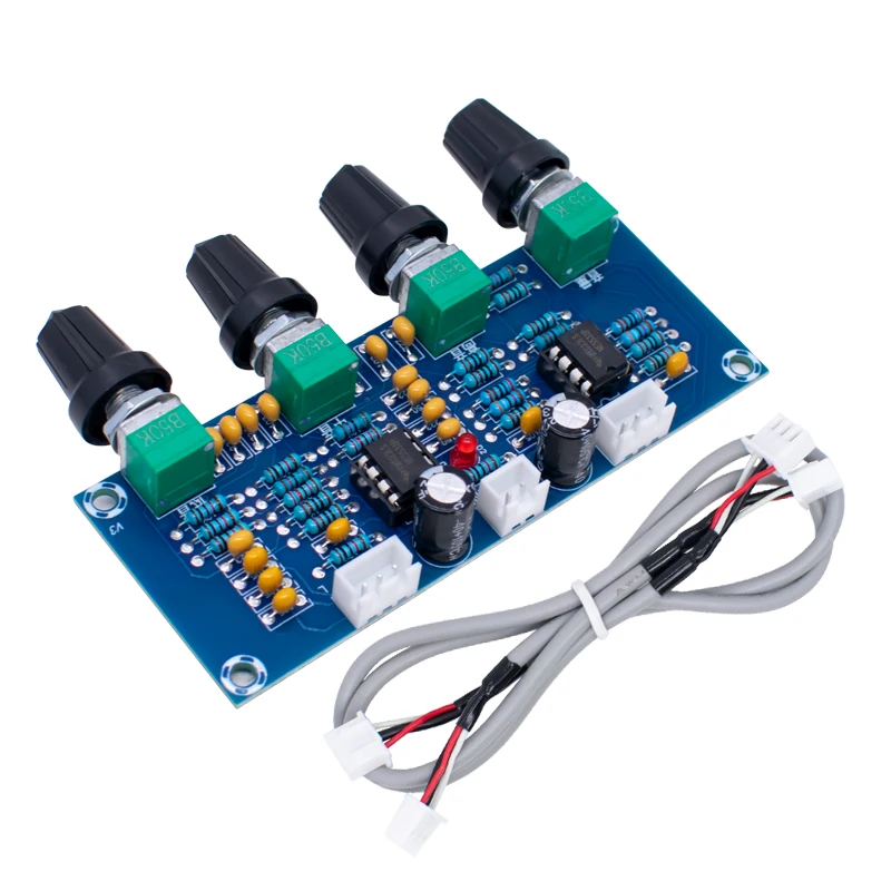 1/3PCS XH-A901 NE5532 Tone Board preamp Pre-amp With treble bass volume adjustment pre-amplifier Tone Controller