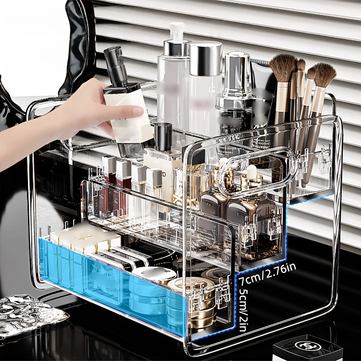 Organisateur de cosmétiques de - Beauty Kiss Makeup avis et prix