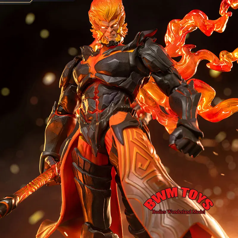 

In Stock Fondjoy 1/9 Scale Sunwukong Hell Fire Assassin Type Hero 19CM Soldier Full Set Action Figure Doll Collection