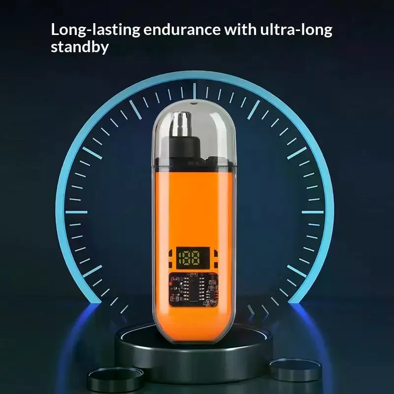 USB Rechargeable Nose Ear Hair Trimmer Men Mini Portable Electric Clipper Quick Charging Low Noise Washable view 4