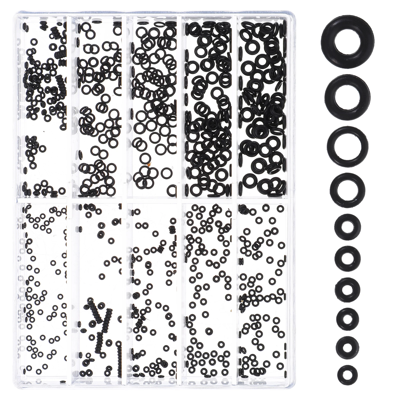 

1000pcs Sealing Rubber Waterproof Repair Kit Watch Tool Waterproof Ring Box Watch Accessories Accessories