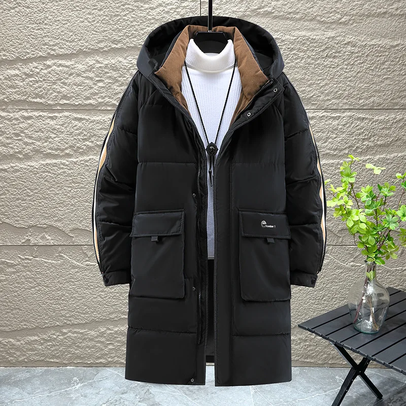 

10XL long section of the large size Parkas clothing men winter new thickened warm jacket cold cotton-padded jacket tide men 9XL